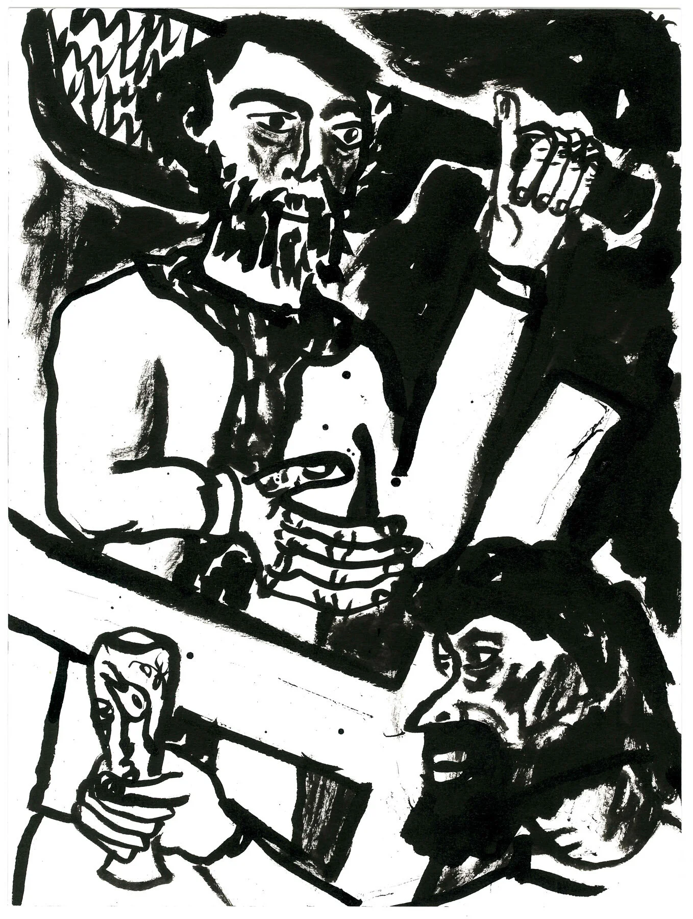 The days go by like wildness — ink drawings — image 18