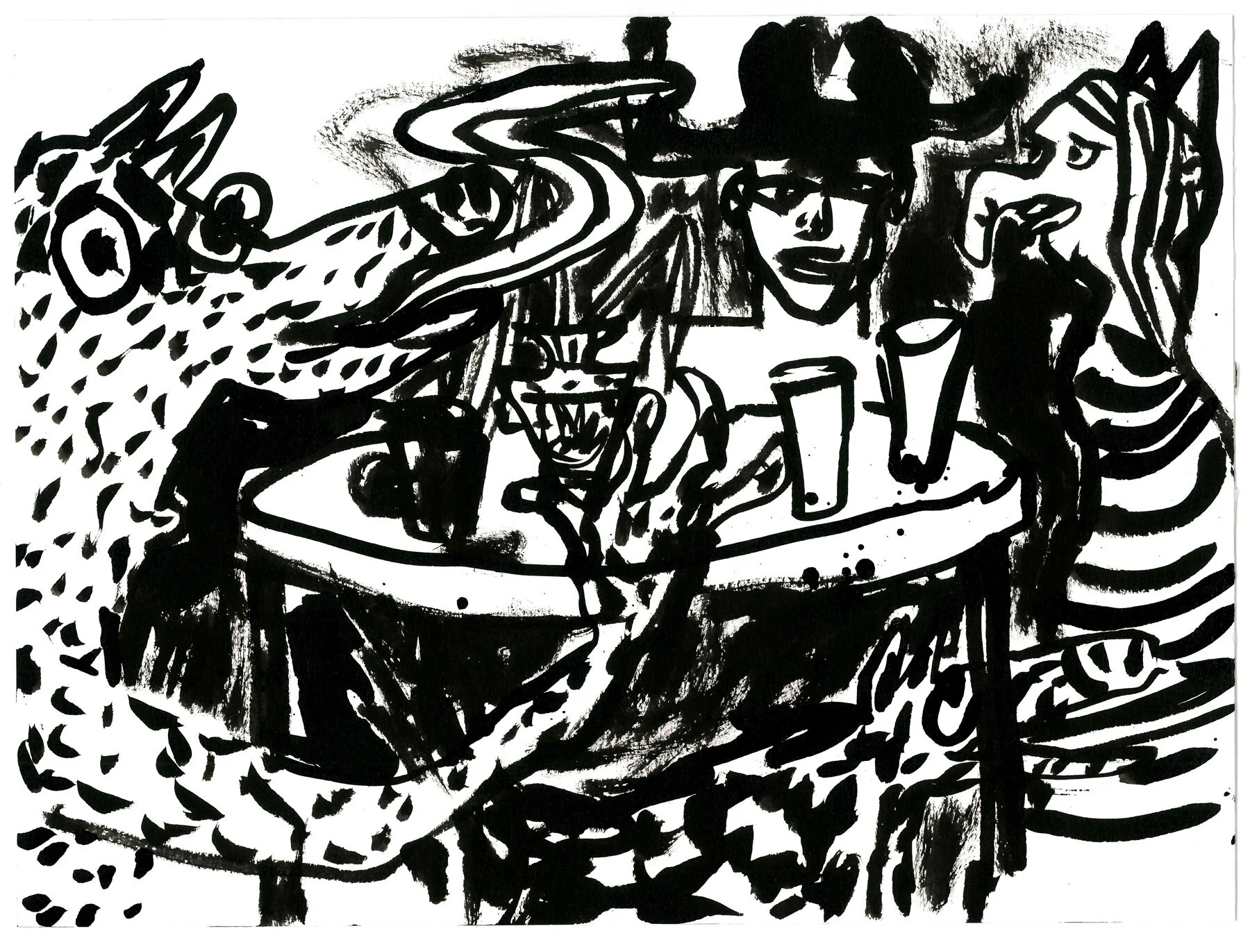 The days go by like wildness — ink drawings — image 2