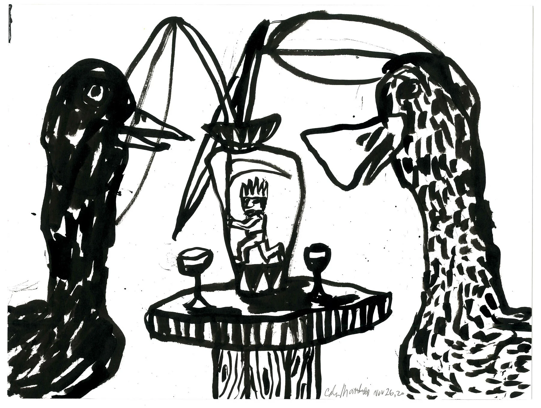 The days go by like wildness — ink drawings — image 25