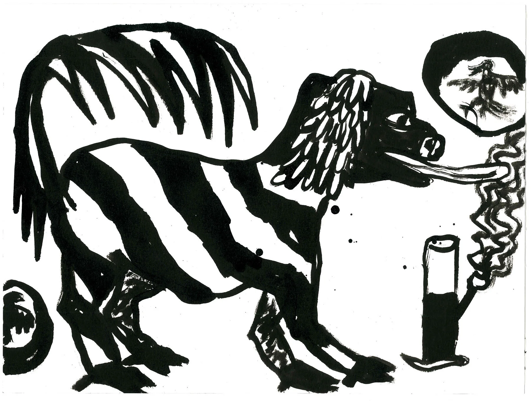 The days go by like wildness — ink drawings — image 34