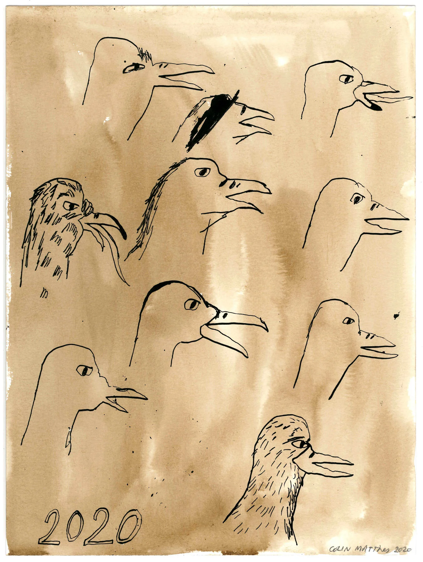 The days go by like wildness — ink drawings — image 53