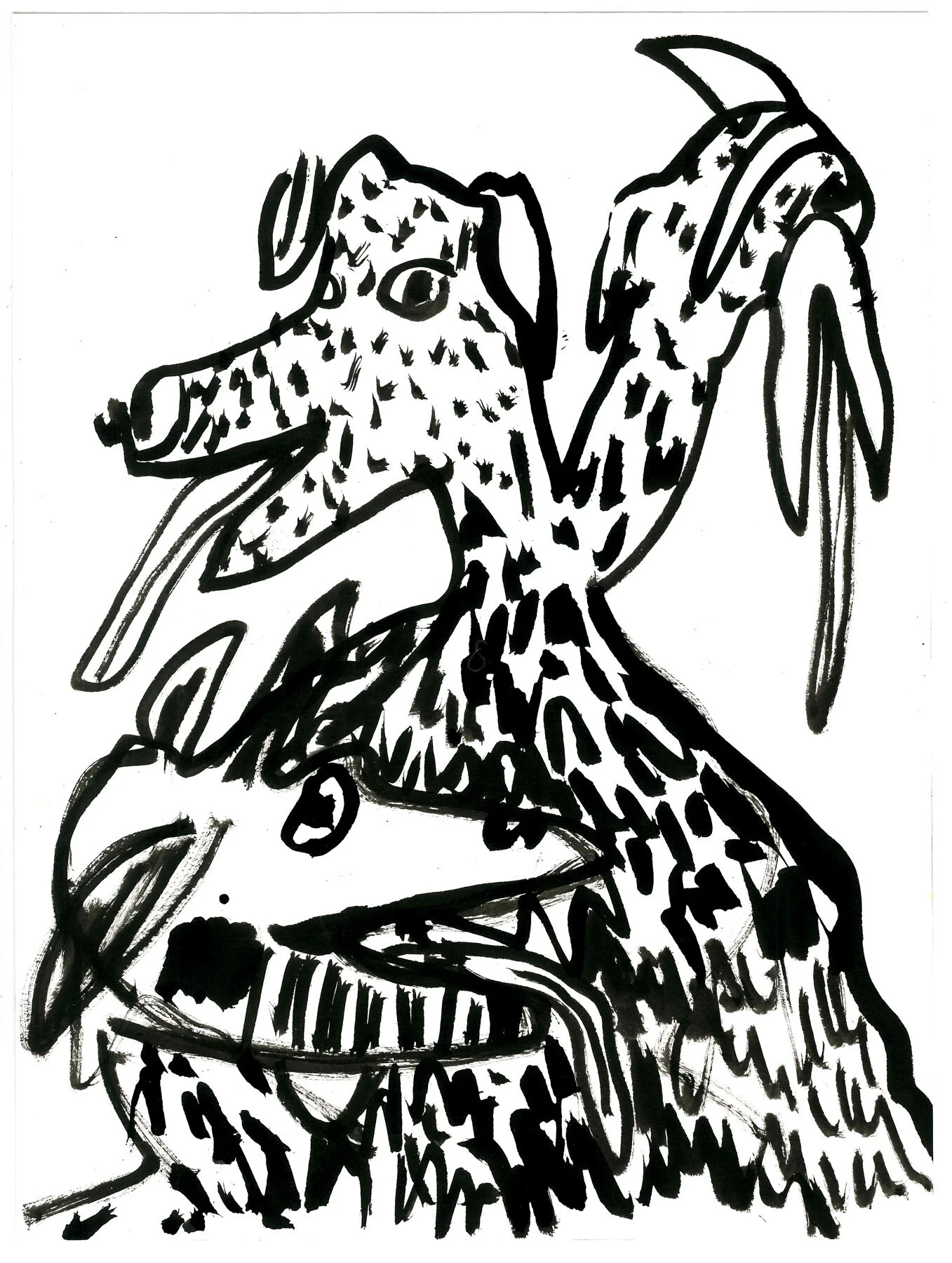 The days go by like wildness — ink drawings — image 55