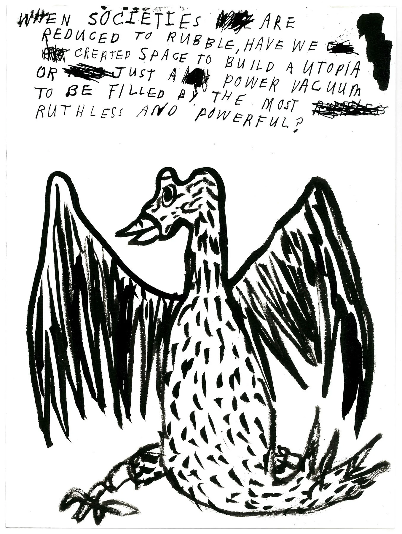 The days go by like wildness — ink drawings — image 60