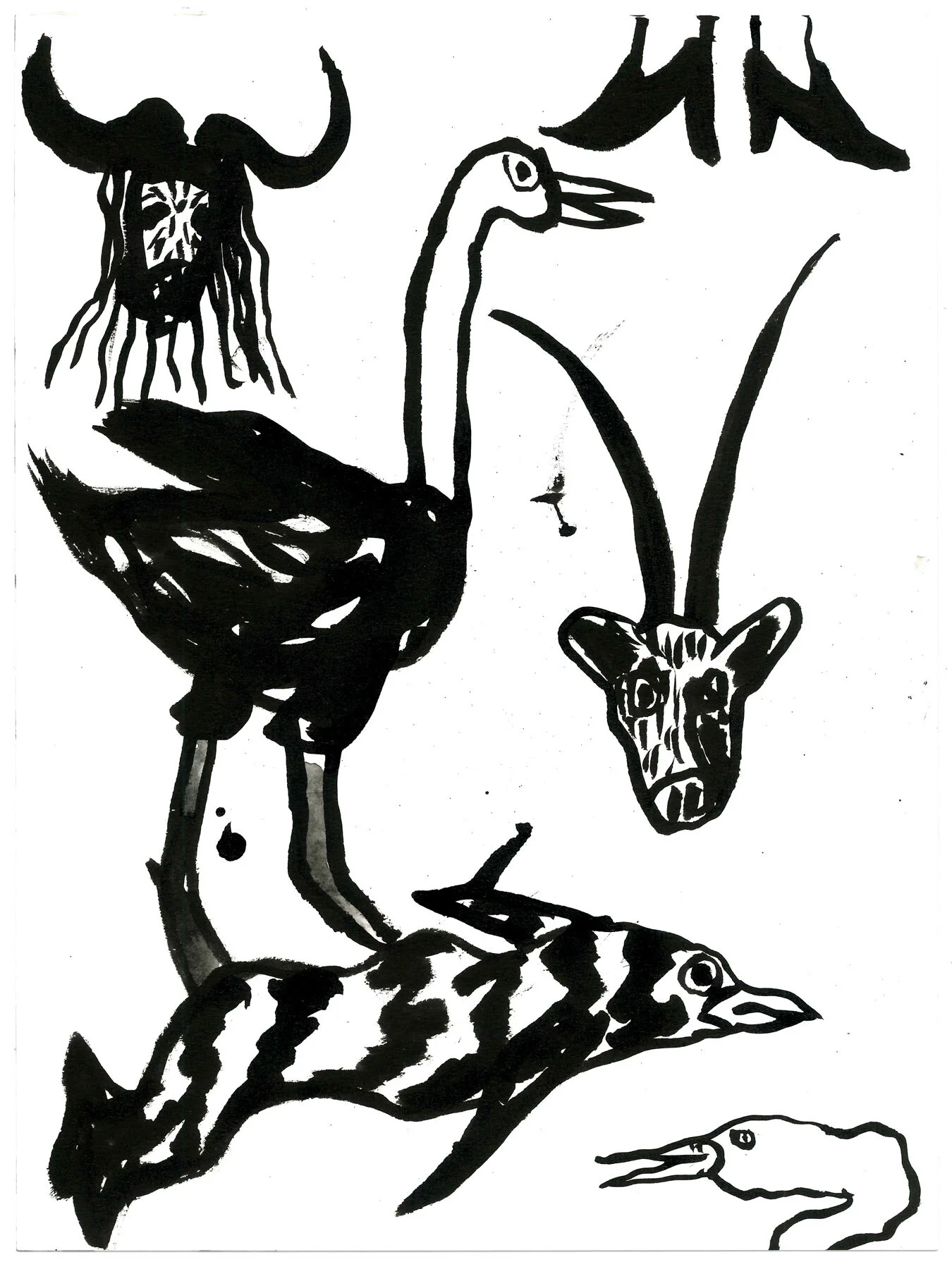 The days go by like wildness — ink drawings — image 70