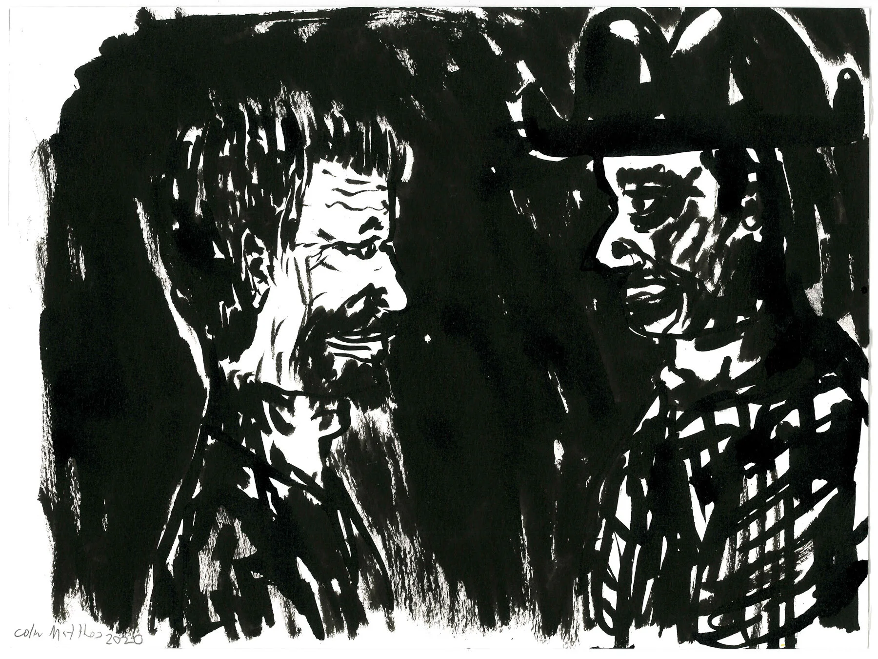 The days go by like wildness — ink drawings — image 72