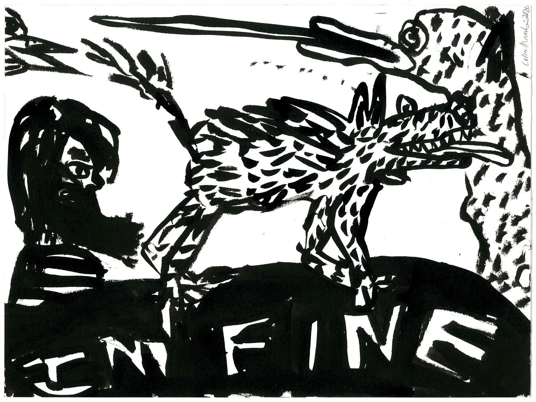 The days go by like wildness — ink drawings — image 75