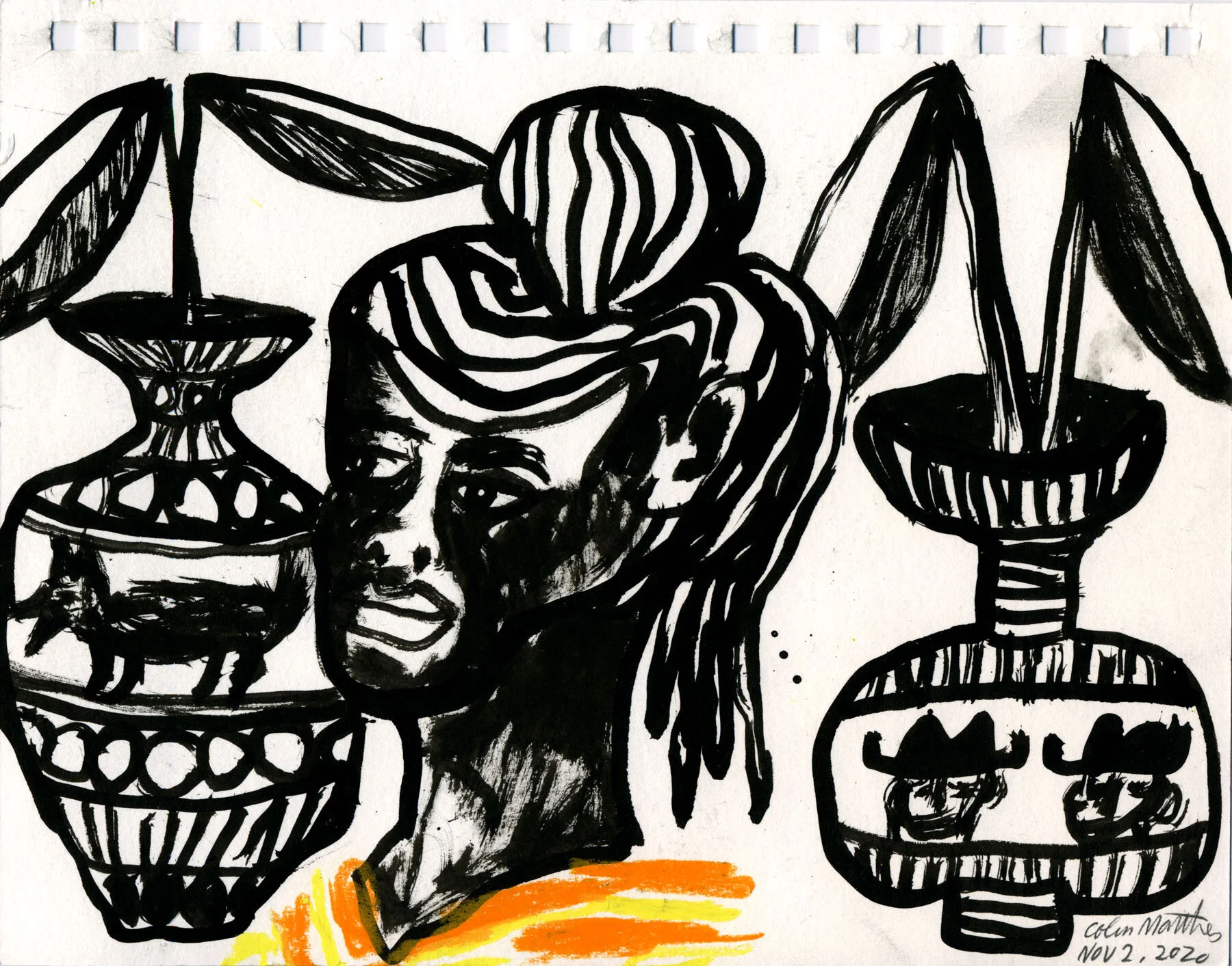 The days go by like wildness — ink drawings — image 85