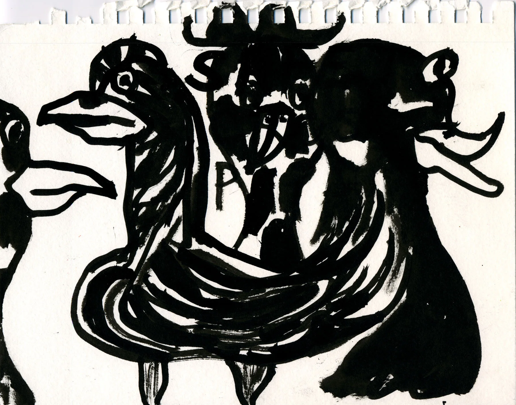 The days go by like wildness — ink drawings — image 86