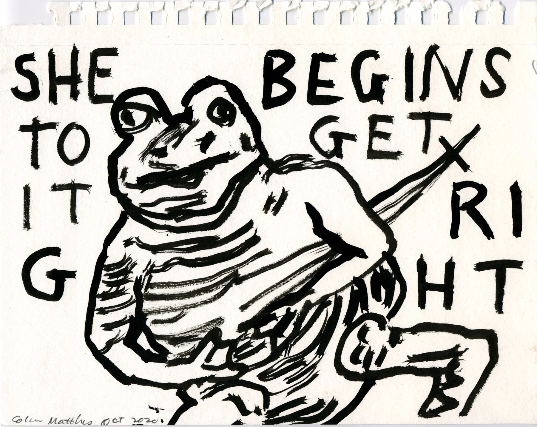 The days go by like wildness — ink drawings — image 88
