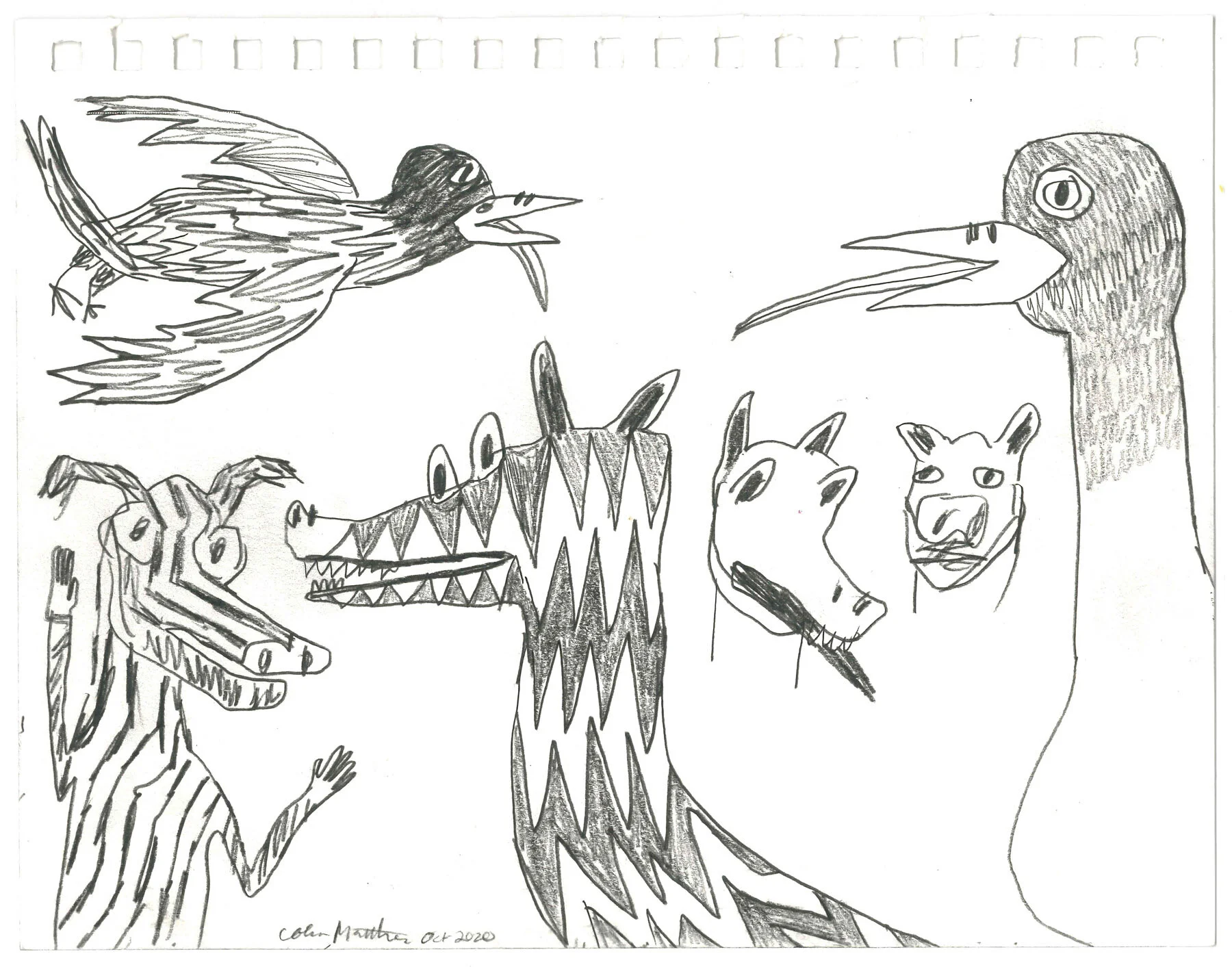 The days go by like wildness — ink drawings — image 91