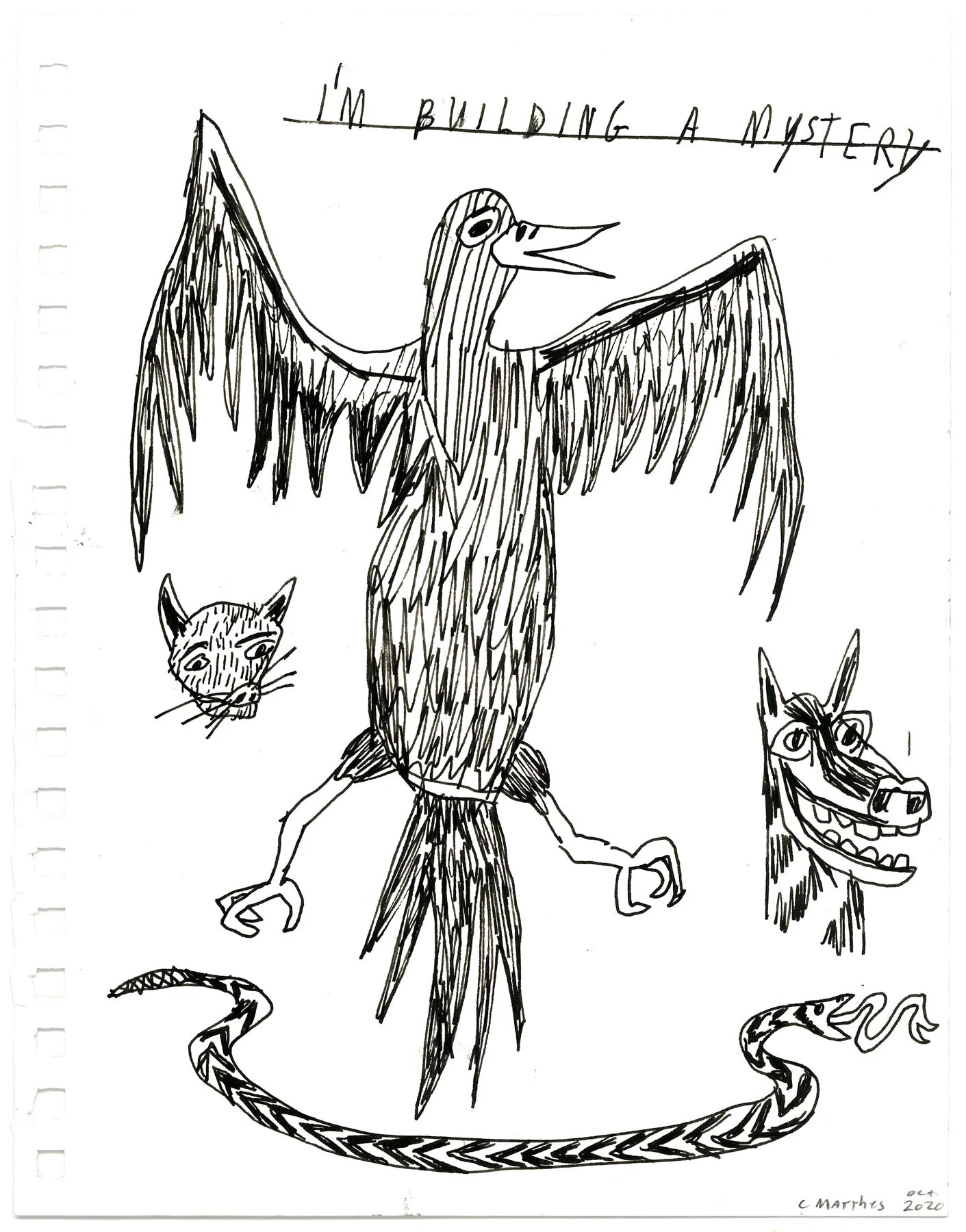 The days go by like wildness — ink drawings — image 92