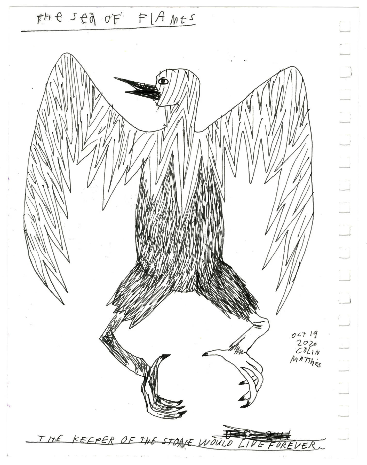 The days go by like wildness — ink drawings — image 94