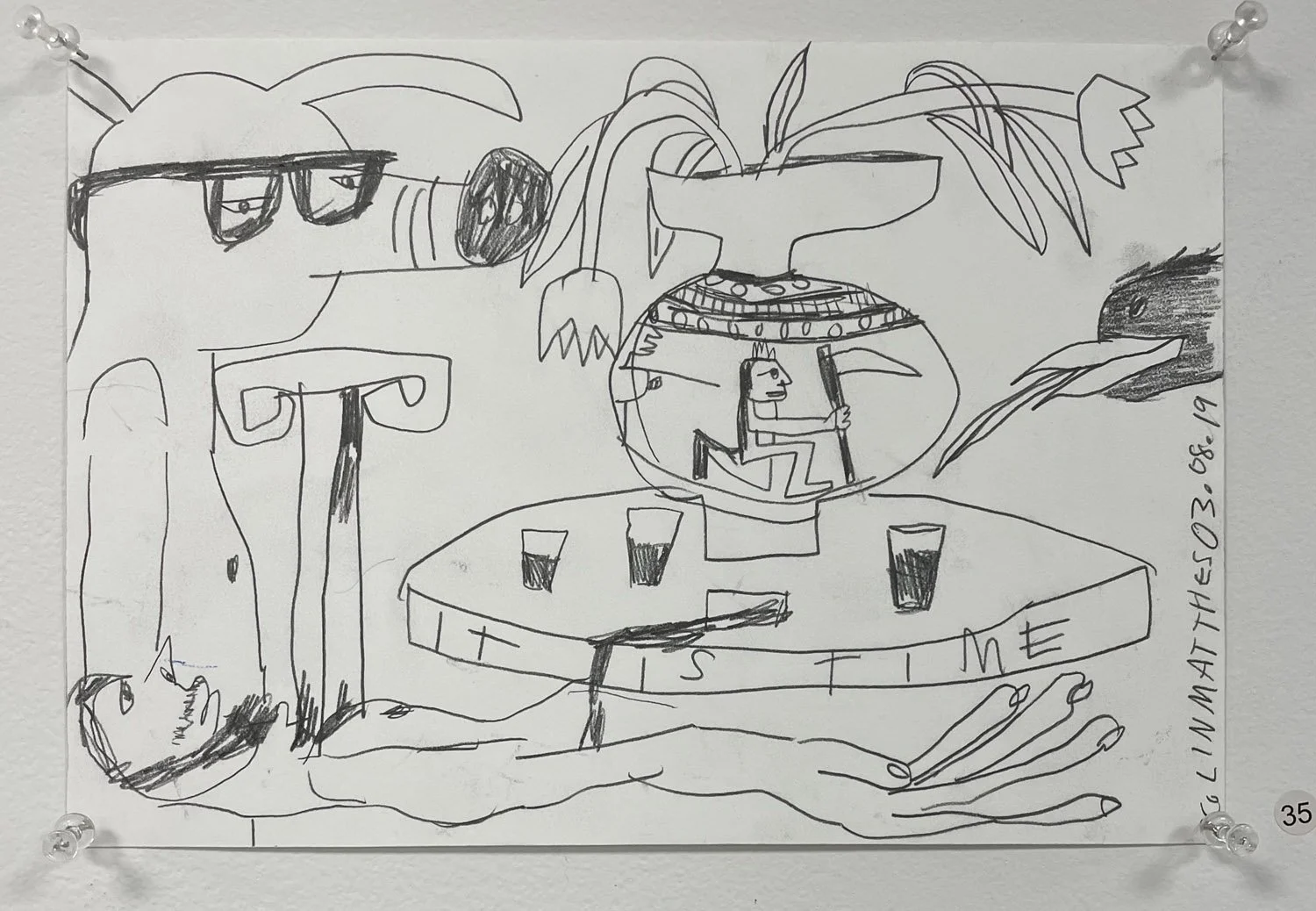 The days go by like wildness — pencil drawings — image 24