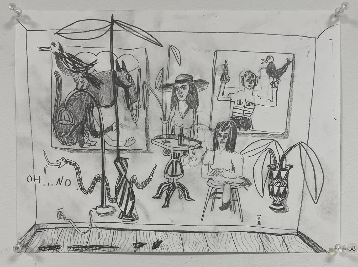 The days go by like wildness — pencil drawings — image 27