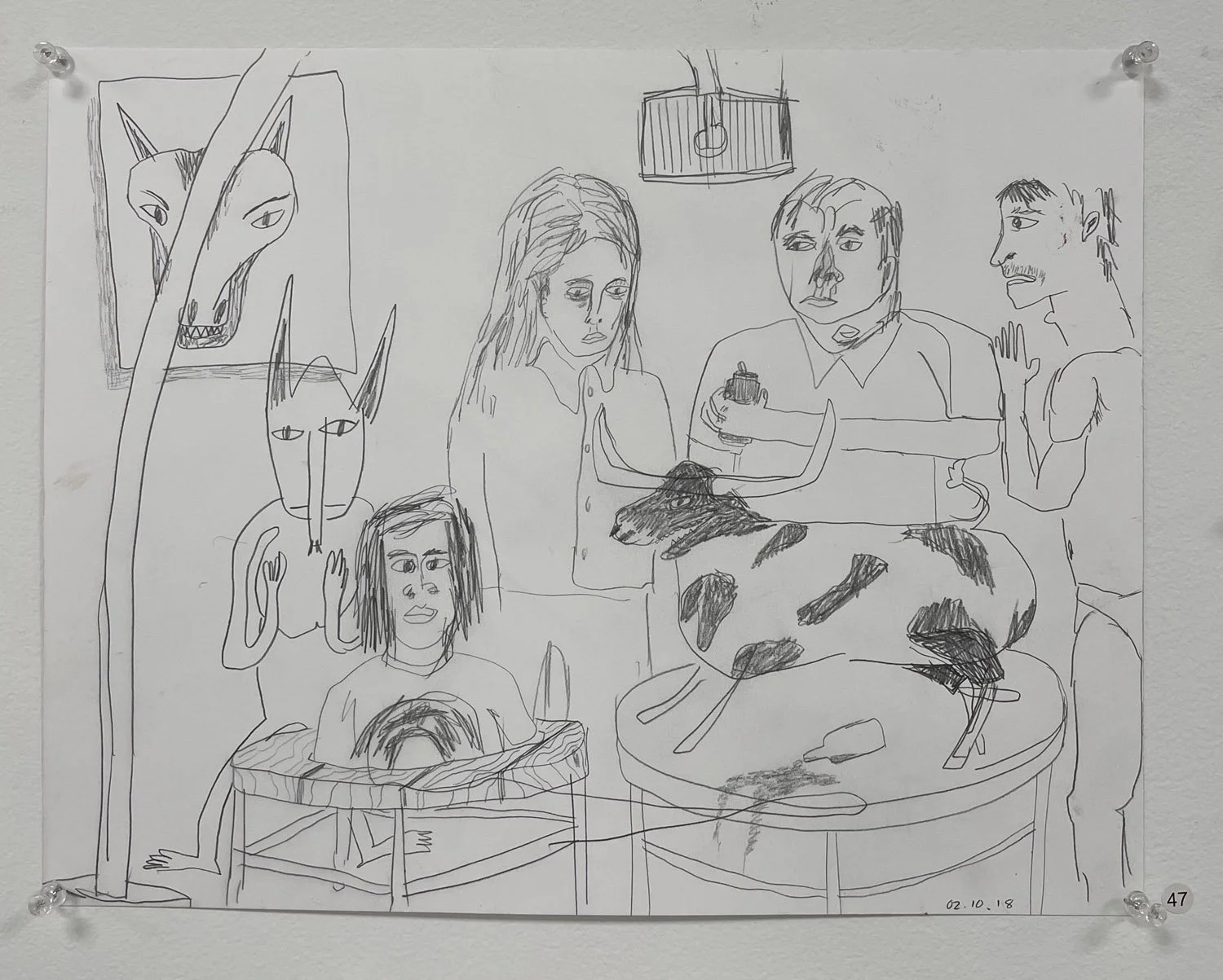 The days go by like wildness — pencil drawings — image 32