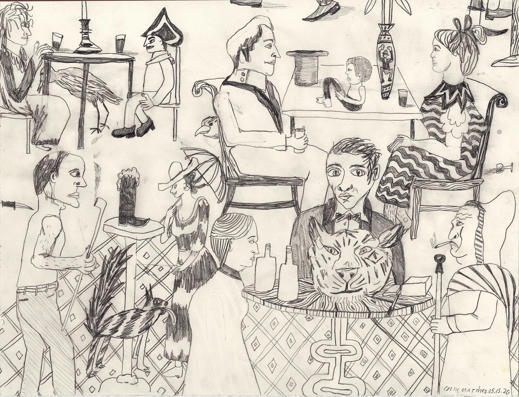 The days go by like wildness — pencil drawings — image 4