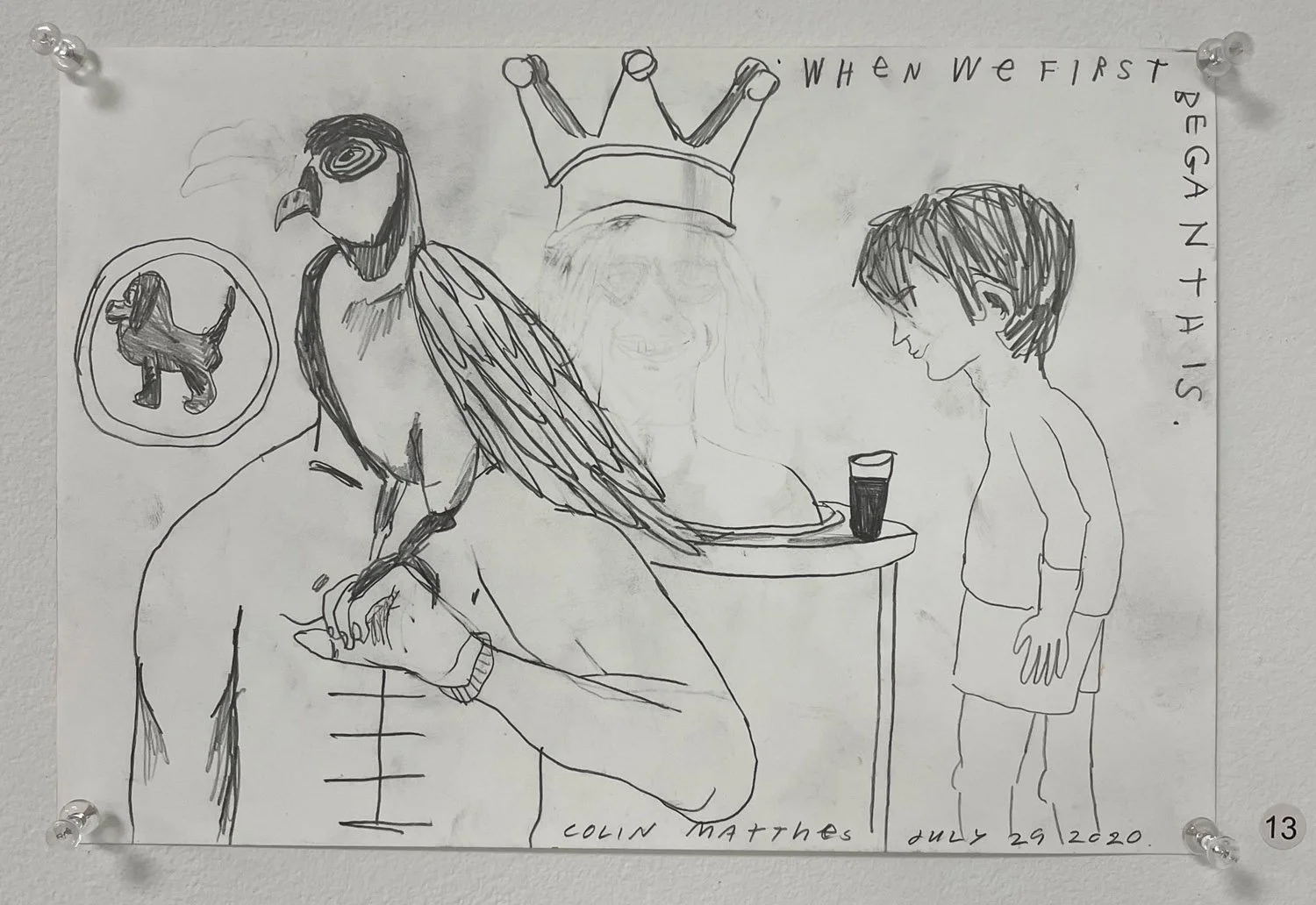 The days go by like wildness — pencil drawings — image 9